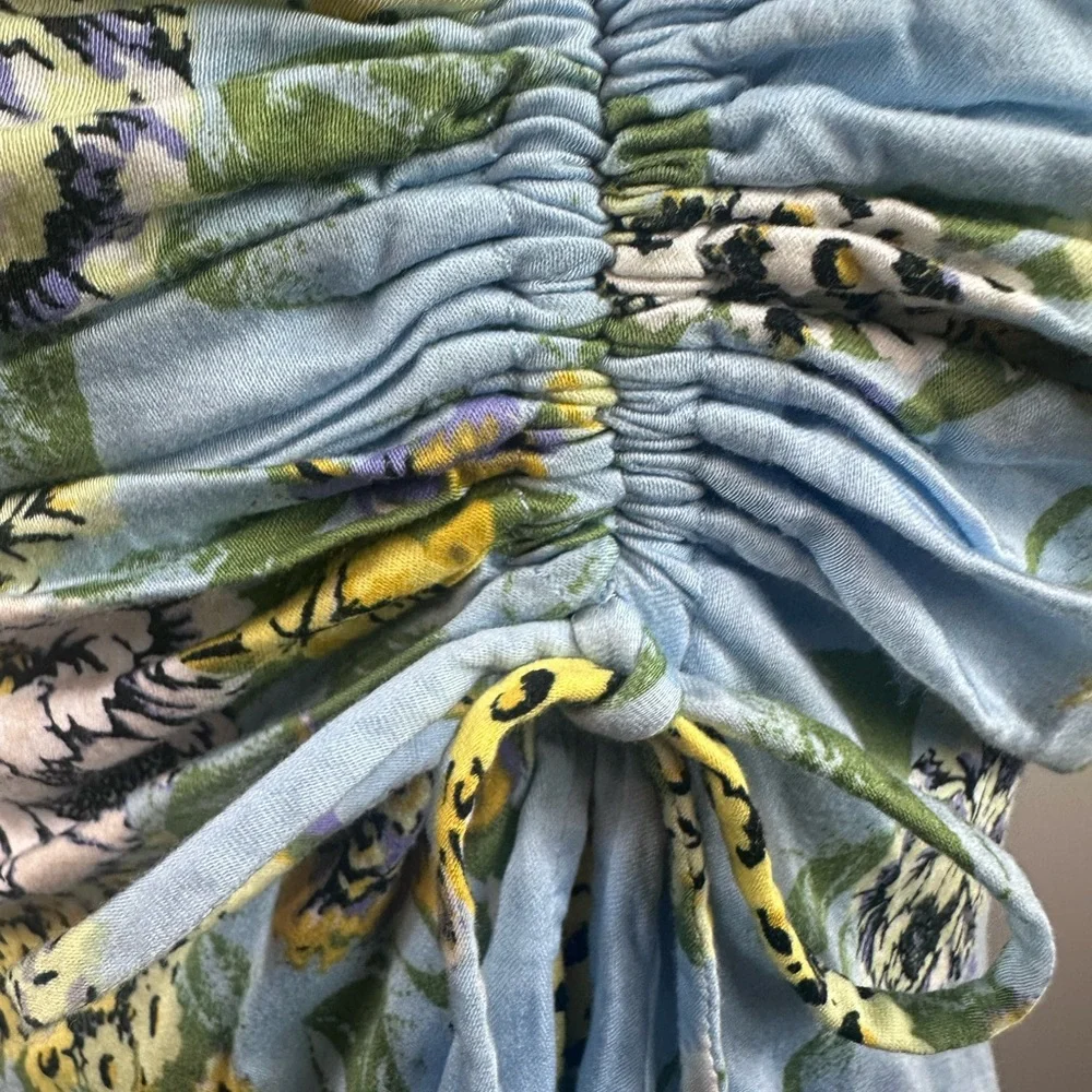 ⭐️Host Pick ⭐️Free People light blue spaghetti strap dress size medium - Picture 6 of 16